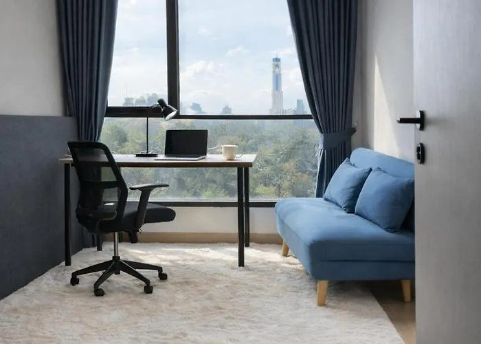 2br Modern Office Sofa Bed Pool Gym アパート